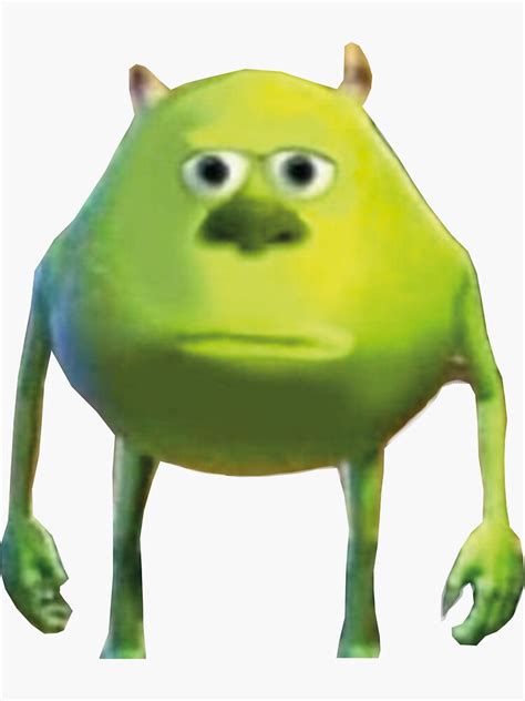 funny mike wazowski pictures|mike wazowski straight face meme.